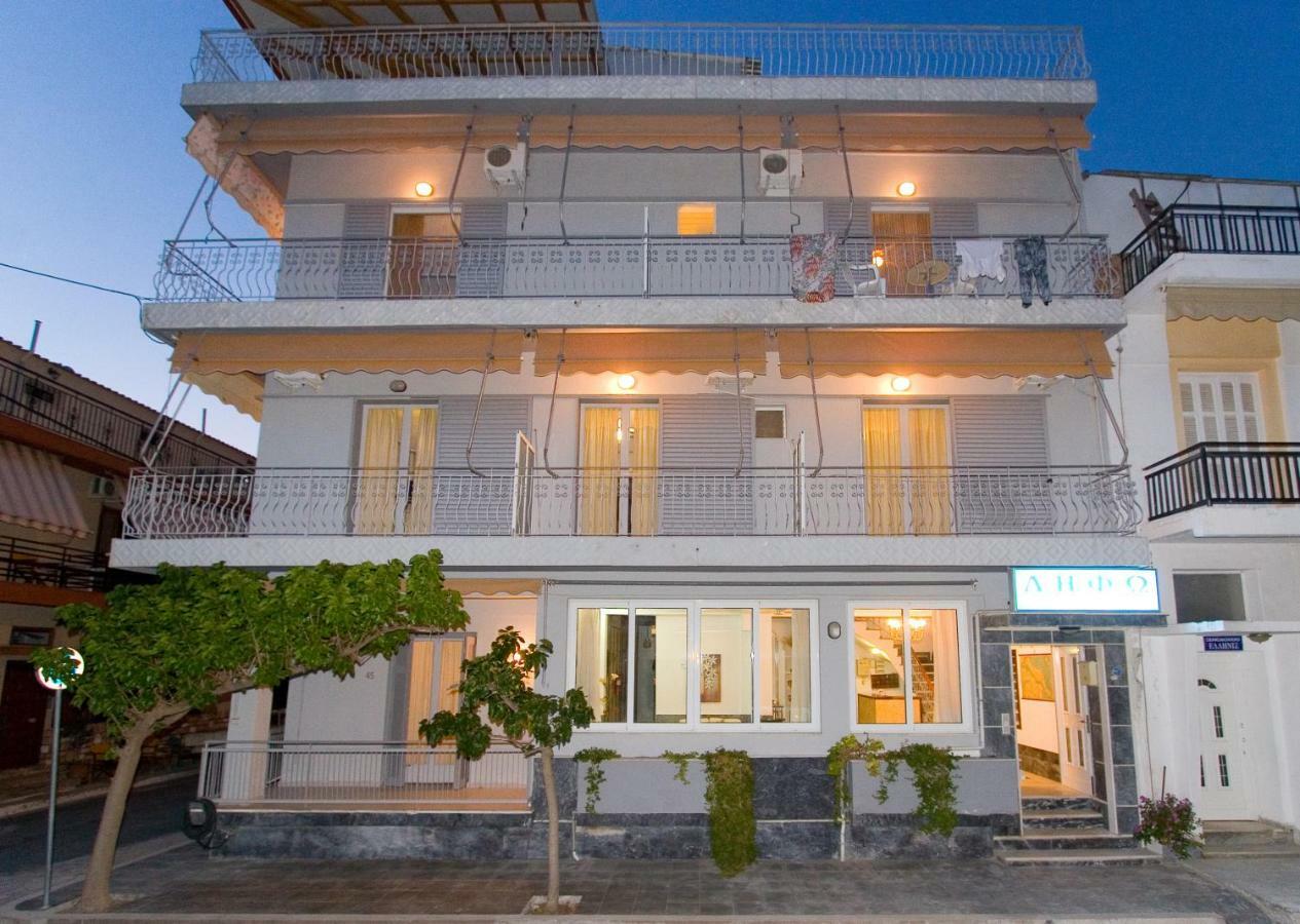 Difo Hotell Loutrá Edipsoú Eksteriør bilde